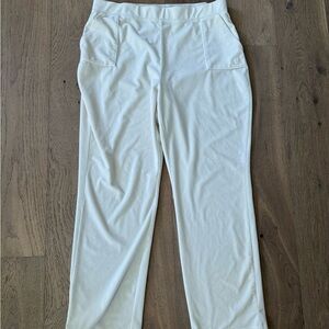 JUICY COUTURE women’s beige cream colored soft velour lounge pants size XXL 2 XL